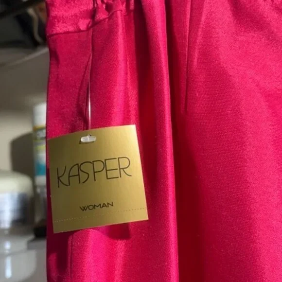 BRAND NEW KASPER 2-PIECE WOMAN'S SUIT BLAZER & SKIRT 16W ROSE - Picture 10 of 11